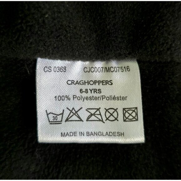 Craghoppers Fleece Beanie Hat Kids 6-8 Years Insulated Navy Blue Cap Bear Grylls - Picture 6 of 7